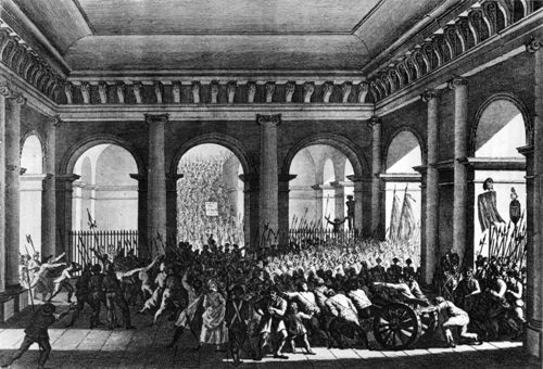 20.06.1792 - das Volk stürmt die Tuilerien