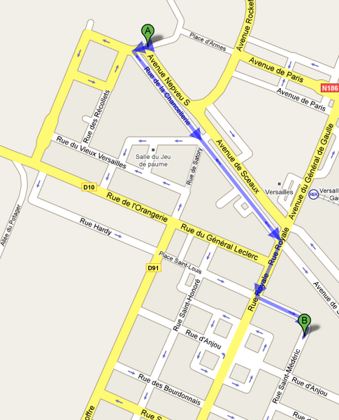 © 2009 GoogleMaps - Kartendaten © 2009 TeleAtlas