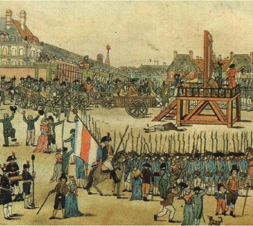 Hinrichtung von Robespierre & Saint-Just