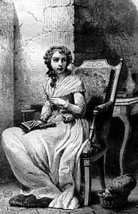 Marie Thérèse im Temple (1795, Künstler unbekannt)