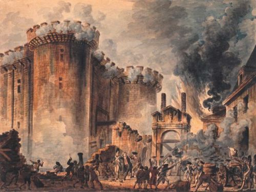 Sturm auf die Bastille (1789, Jean-Pierre Houël)