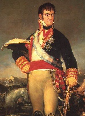 Maria Antoniettas Ehemann Ferdinand von Asturien (sp&auml;ter Ferdinand VII. von Spanien) (1814, Francisco de Goya)