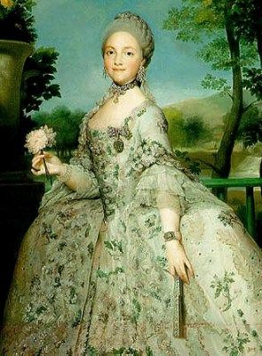 Maria Antoniettas Schwiegermutter Maria Luisa von Parma (1765, Anton Raphael Mengs)